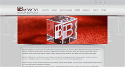 Desktop Screenshot of bayraktarhukuk.com